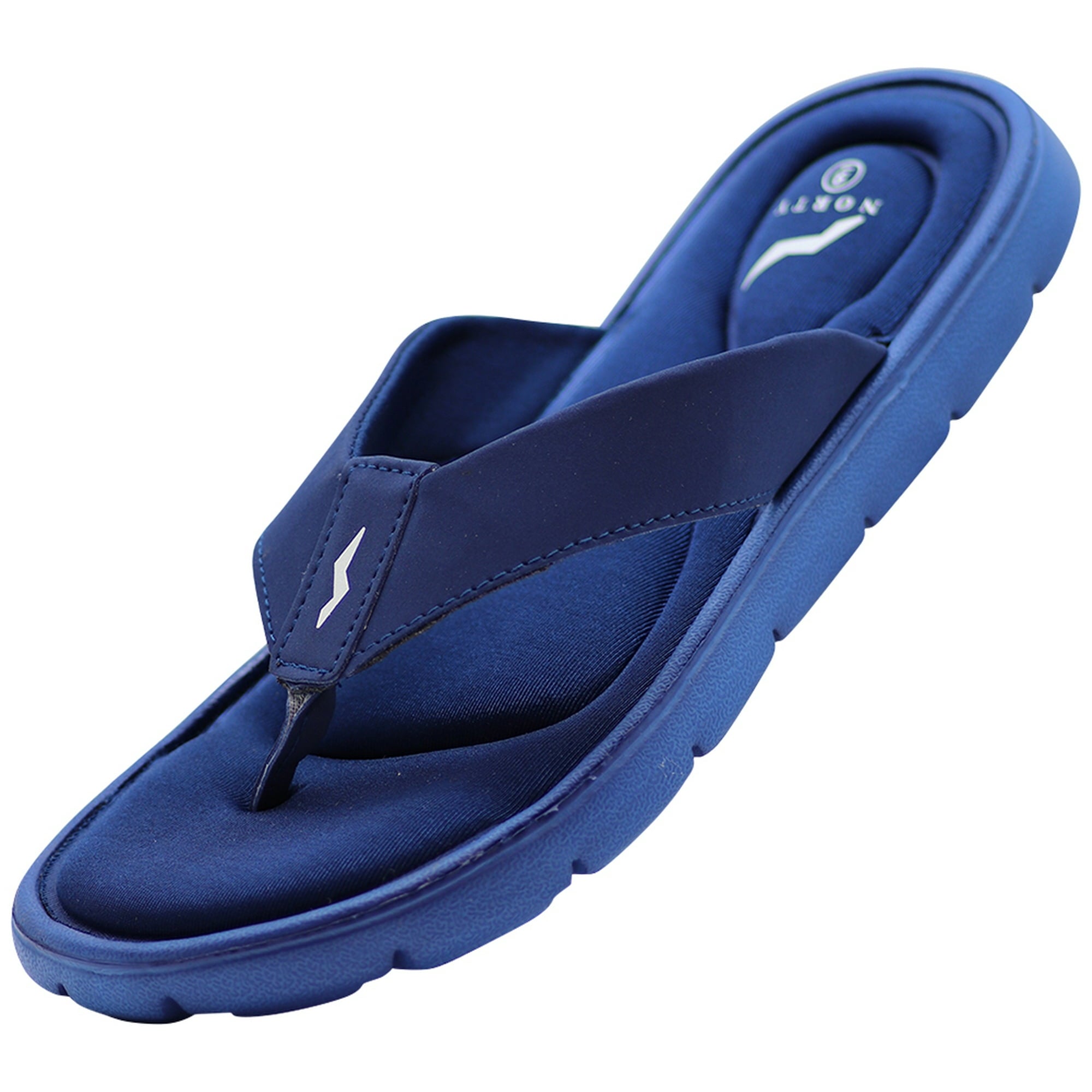 NORTY Mens Memory Foam Flip Flops Adult Male Thong Sandals